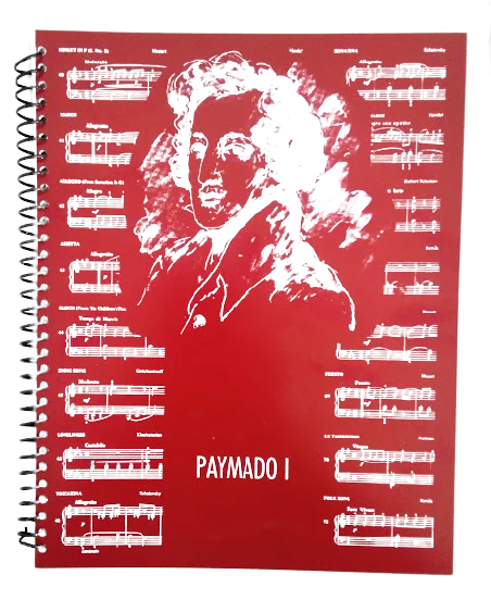 Cuaderno Pentagramado y Cuadriculado Paymado 1
