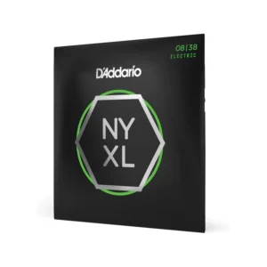 D’Addario NYXL0838 Nickel Wound Electric Guitar Strings Extra Super Light 8-38