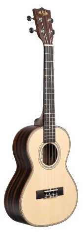 Kala Solid Spruce Top Striped Ebony – Tenor