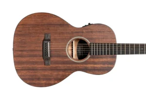 J.N Guitars DOV-PFI Solid Mahogany Top Parlor Acoustic Electric Guitar