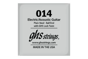 GHS-014 Plain Steel String (SINGLE STRING)