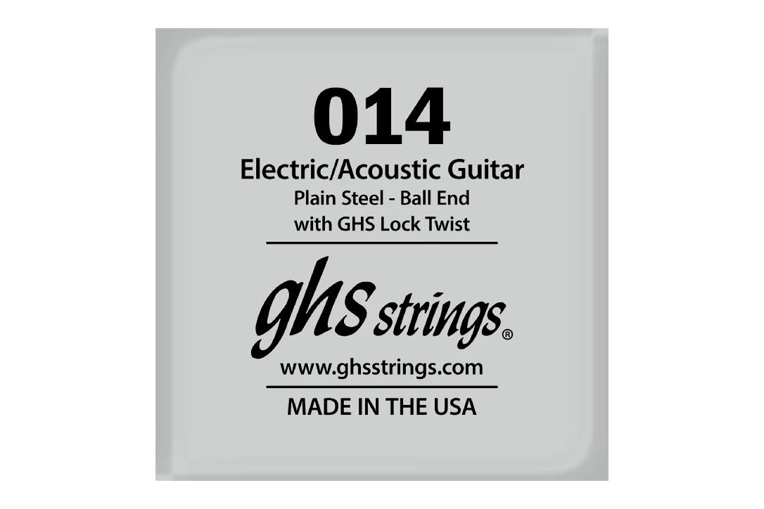 GHS-014 Plain Steel String (SINGLE STRING)