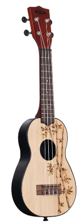 Kala Ukadelic Bamboo Top Soprano Ukulele