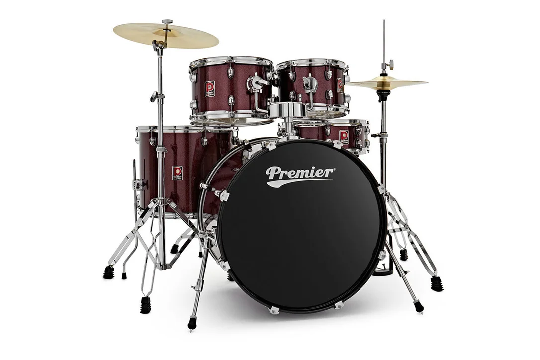 Premier Revolution 22″ 5 Piece Drum Kit – Red Sparkle