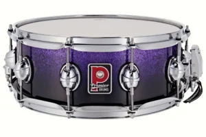 Premier 14″ x 5.5″ Genista Maple Snare Drum – Purple Fade Sparkle