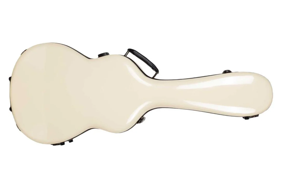 Crossrock CRF2020-00012IV Acoustic Guitar Fiberglass Case for 000 Style – Ivory