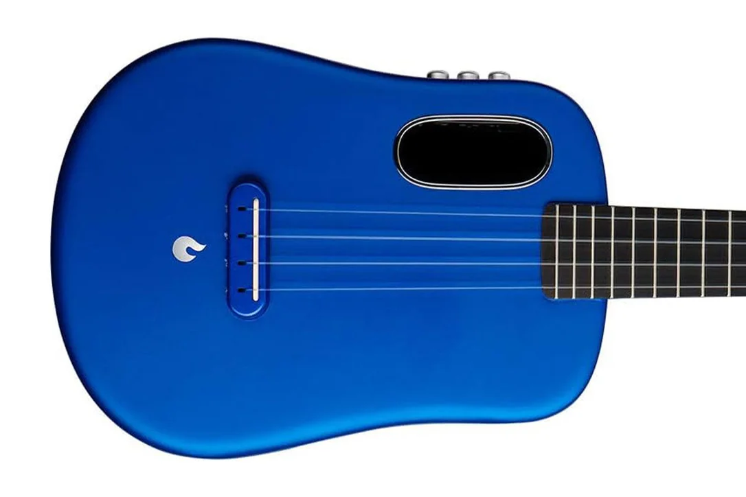Lava U Carbon Fiber Acoustic-Electric Tenor Ukulele – Sparkle Blue