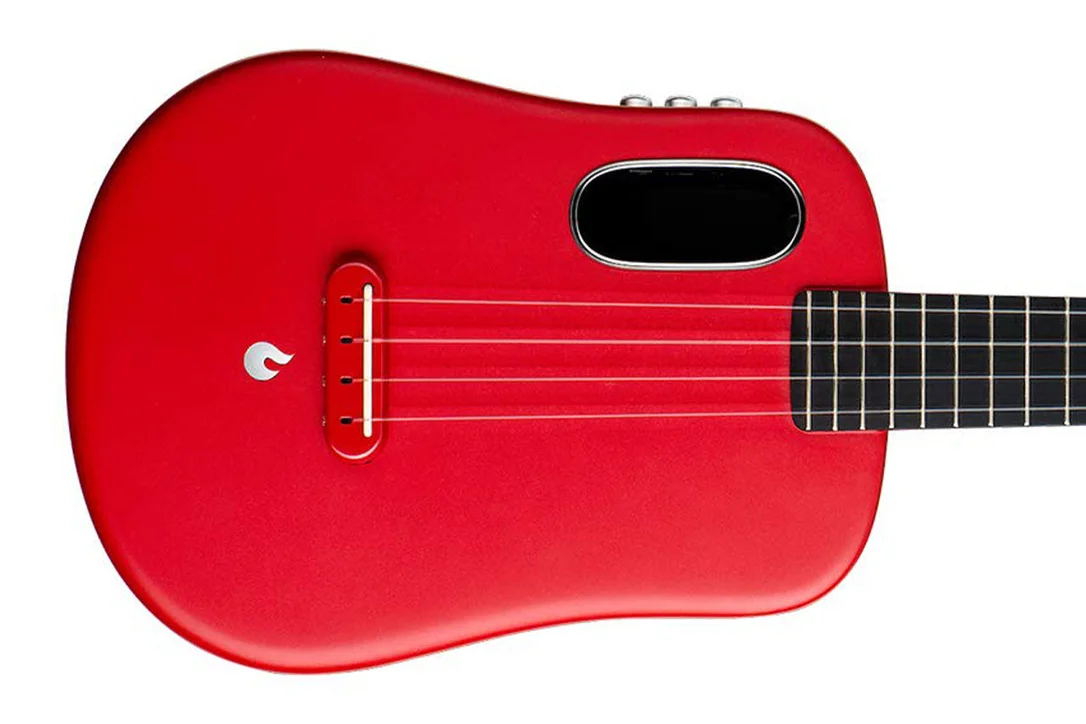 Lava U Carbon Fiber Acoustic-Electric Tenor Ukulele – Sparkle Red