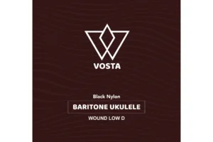 Vosta Black Nylon Baritone Ukulele Strings – Wound Low D
