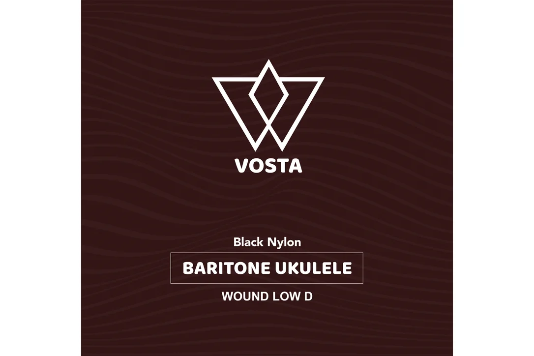 Vosta Black Nylon Baritone Ukulele Strings – Wound Low D