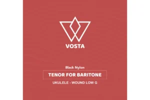 Vosta Black Nylon Tenor for Baritone Ukulele Strings – Wound Low G
