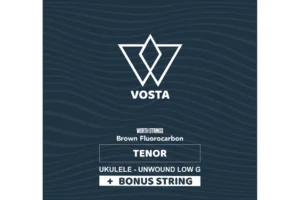 Worth Brown by Vosta Fluorocarbon Tenor Ukulele Strings – Unwound Low G + Wound Low G