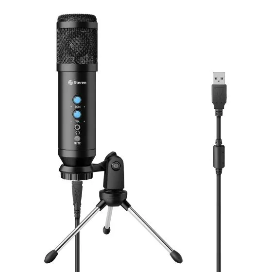 MICROFONO STEREN CONDENSADO USB MIC-556