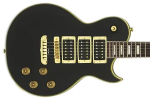 Aria PE-350PF Pro II Tribute Collection Electric Guitar – Aged Black