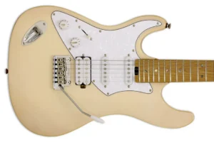 Aria 714-JH Fullerton Hot Rod Collection Electric Guitar – Marble White