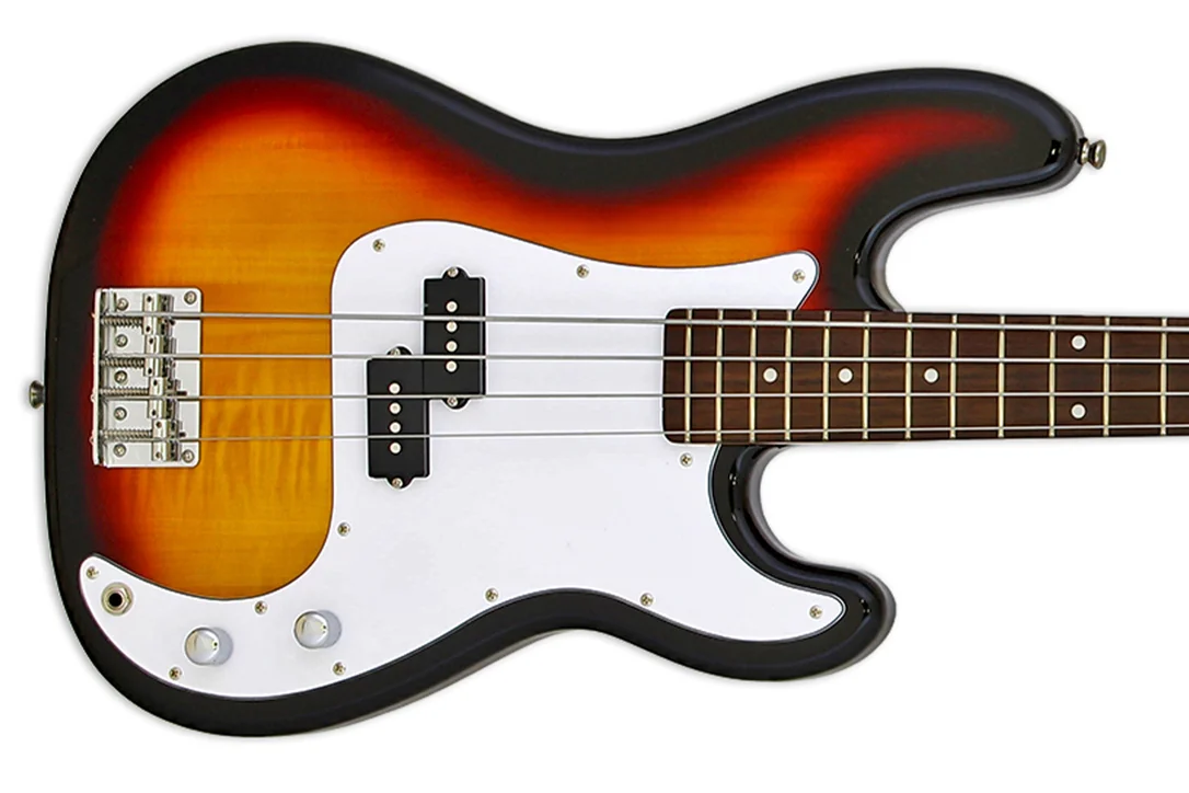 Aria STB-PB Pro II Electric Bass – 3 Tone Sunburst