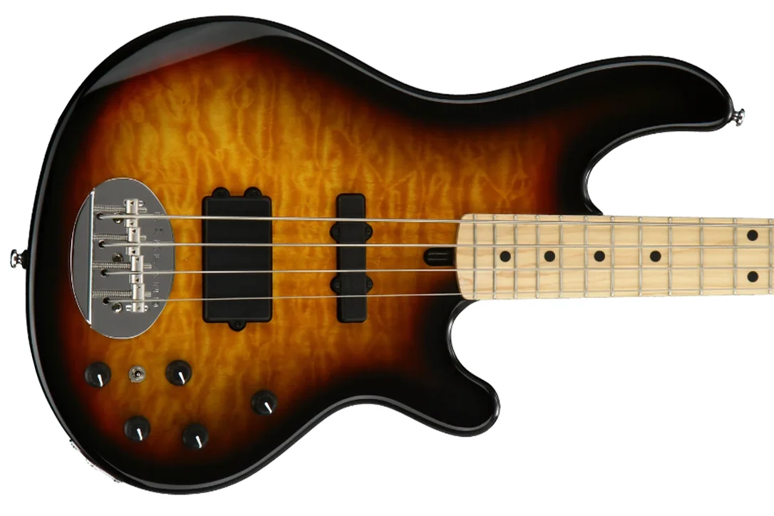 Lakland 44-02 Deluxe Skyline Series 4-String Electric Bass – 3 Tone Sunburst