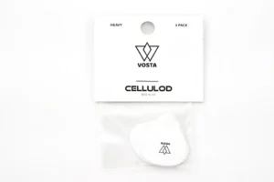 Vosta Heavy Celluloid White Picks – 3 Pack