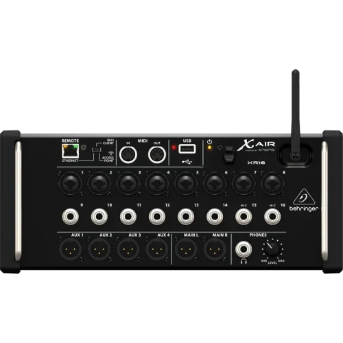 XR16 X AIR CONSOLA DIGITAL 16-Canales 8-Preamps MIDAS PROGRAMABLES, MODULO WIFI INTEGRADO BEHRINGER