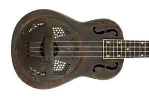 Kala RES-COP-T-E Resonator Antique Copper Tenor Ukulele w/ EQ and Bag