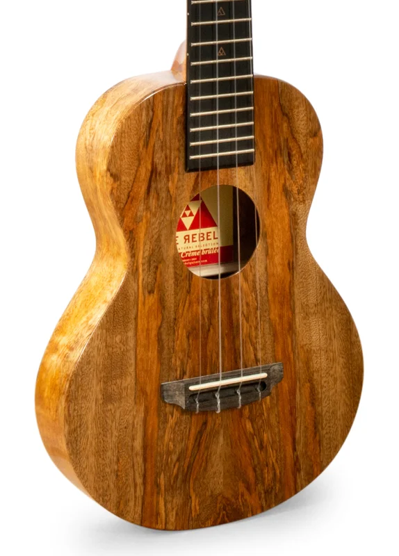 Rebel Creme Brulee Slimline Concert Ukulele Solid Mango “Melian”