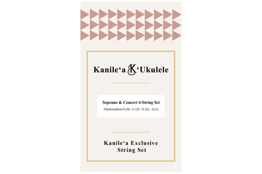 Kanile’a x Worth Fluorocarbon Soprano/Concert Ukulele Strings (G-C-E-A Tuning) – HIGH G