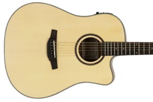 Crafter HD100-CE-N Silver Series 100 Dreadnought Acoustic-Electric Guitar