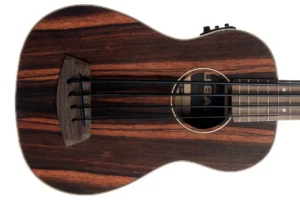 Kala UBASS-EBY-FS Striped Ebony Fretted Acoustic-Electric U•BASS