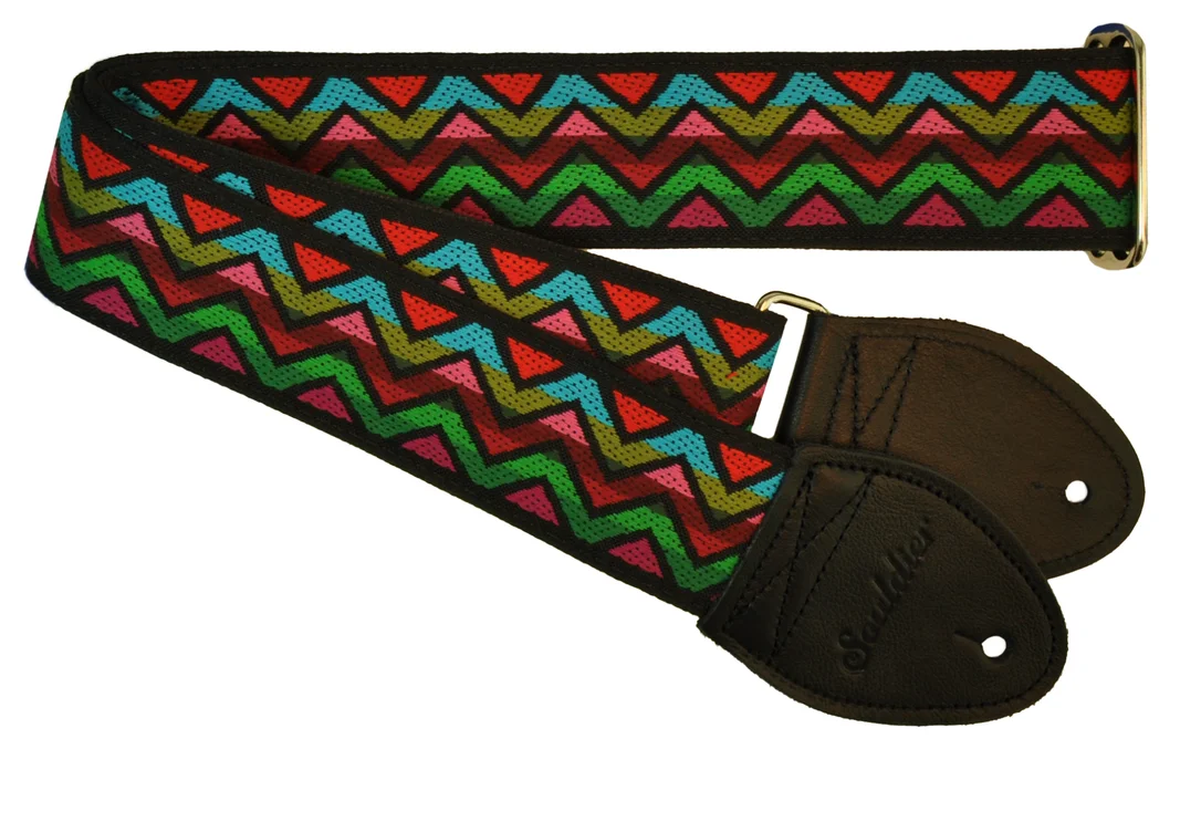 Tetons Pink Mountain Zig Zag 2″ Strap