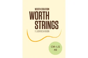 Worth CM-LG 46 Clear Fluorocarbon Soprano & Concert Ukulele Strings (G-C-E-A Tuning) – LOW G
