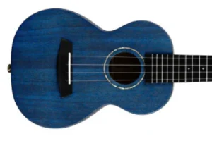 Enya EUT-MS-BU-EQ Solid Mahogany Tenor Blue Acoustic Electric Ukulele