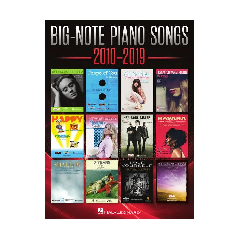 Big Note Piano Songs 2010-2019