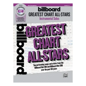 Billboard Top Tracks Instrumental Solos (Alto Sax)