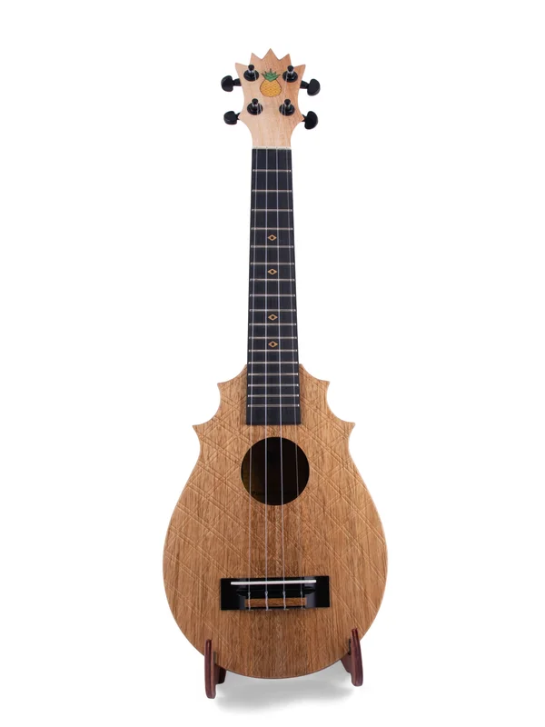 UkeSA Pineapple Sunday Opio Concert Ukulele Solid Acacia “Constantine” by Pops KoAloha (DISCOUNTED $387)