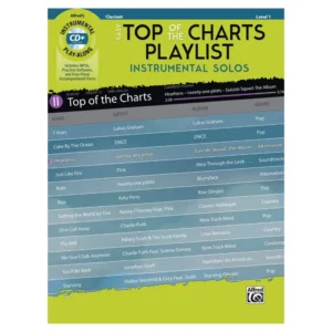 Easy Top of the Charts Playlist Instrumental Solos (Clarinet)