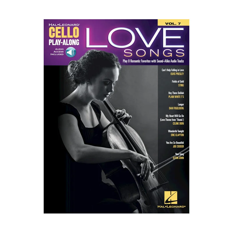 Love Songs Cello Play-Along Volume 7