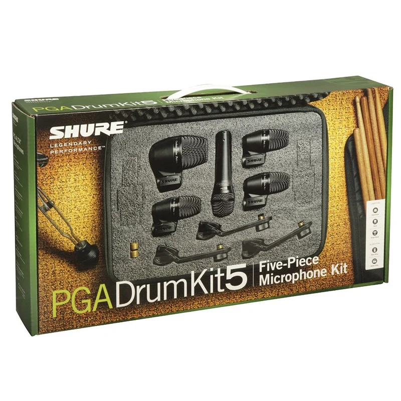 Micrófonos Shure PGADRUMKIT5