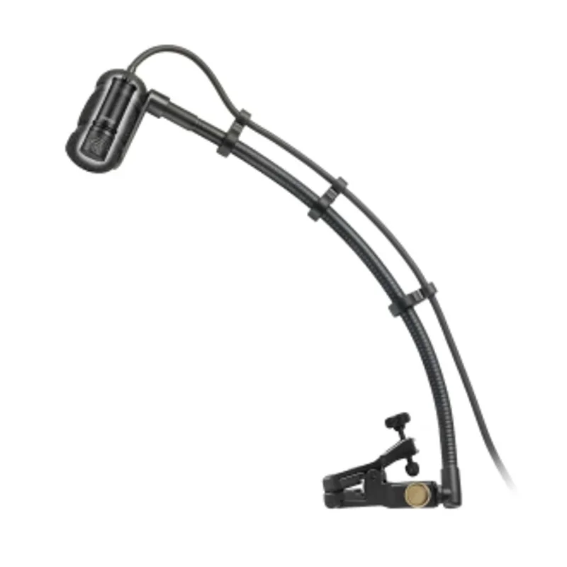 Audio Technica ATM350UL Microfono de Instrumento Condensador Cardioide con Clip-on de Sistema de Montaje (9″ Cuello de Cisne)