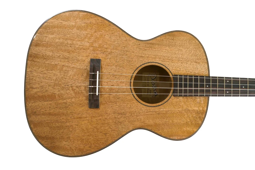 Pono BN4-3 Solid Mango Big Baritone Ukulele “Blue Ivy”