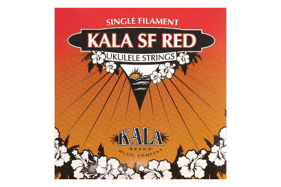 Kala KRSF-SLG Soprano Single Filament Silverplated Red Ukulele Strings WOUND LOW G