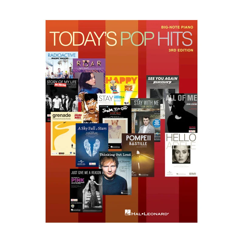 Today’s Pop Hits – 3rd Edition (Big Note)