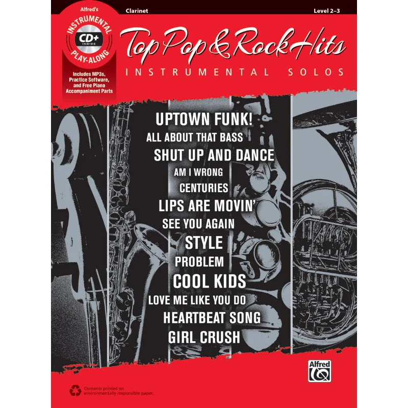 Top Pop & Rock Hits Instrumental Solos (Clarinet)