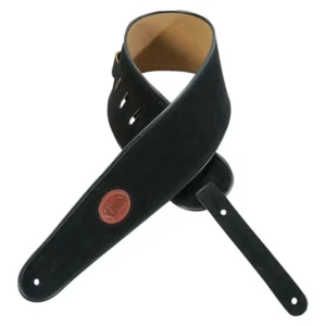 Levy Signature Suede Series 4in Leather Guitar Strap