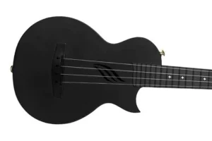 Enya Nova-U Carbon Fiber Acoustic Concert Ukulele – Black