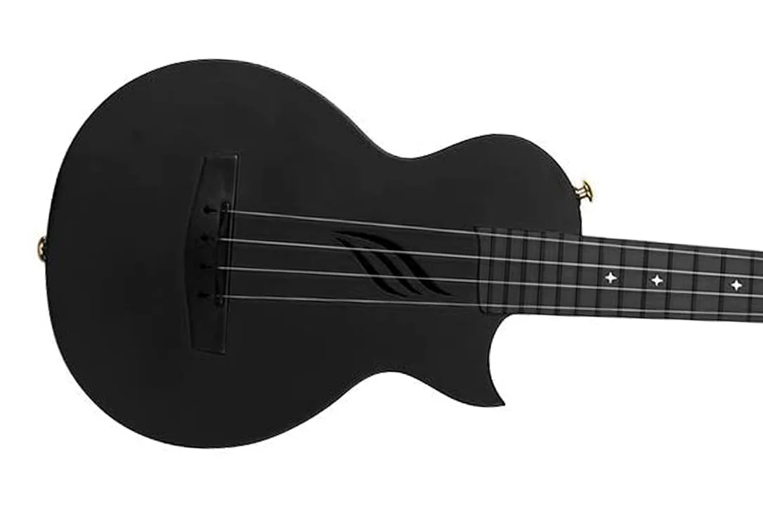 Enya Nova-U Carbon Fiber Acoustic Concert Ukulele – Black