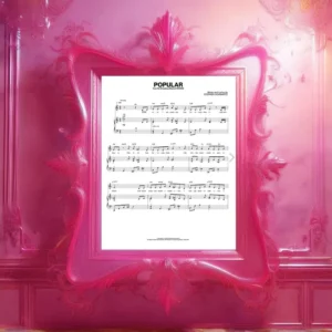 Popular (from Wicked) Piano & Vocal