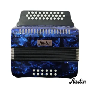 Acordeón De 31 Teclas 12 Bajos, Azul B-E-A – Austin – FT-3012 BL BEA