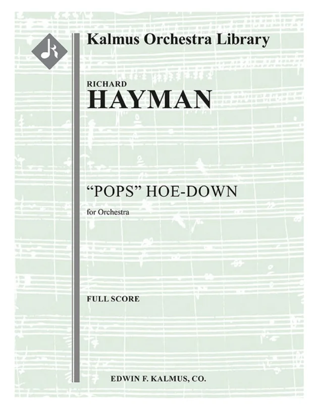 “Pops” Hoe Down (Conductor Score)