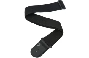 D’Addario Guitar Strap BLACK Polypropylene 2 Inch Wide