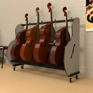 The Band Room™ Double Bass Storage Rack for Music Teachers